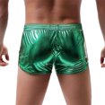 thumbnail image 4 of YUGYXL Mens Cotton Shorts Fashion Shiny Sparkly Rave Outfit Party Shorts with Pockets Green L, 4 of 5