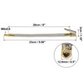 thumbnail image 4 of Unique Bargains 2pcs Stainless Steel 10cm Air Chuck Inflator Compressor Pump Extension Hose for Car Motorbike Quick Connect, 4 of 7