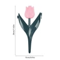 thumbnail image 3 of Iumwxz Tulip Plastic Garden Fence Picket Edging Lawn Flowerbed Plants Borders Outdoor Yard Decorative Modular Durable Easy Install Multi Color Single Pink, 3 of 6