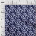 thumbnail image 2 of oneOone Georgette Viscose Navy Blue Fabric Block Craft Projects Decor Fabric Printed By The Yard 42 Inch Wide-CY, 2 of 5