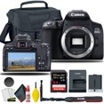 thumbnail image 1 of Canon EOS 850D / Rebel T8i DSLR Camera (Body Only), + EOS Camera Bag + Sandisk Extreme Pro 64GB Card + 6AVE Electronics Cleaning Set, and More (International Model), 1 of 4