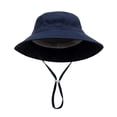 thumbnail image 4 of Toddler Baby Summer Sun Protection Fashion Solid Color Sun-Hat Cute Sunscreen Hat Cap, 4 of 9