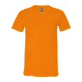 thumbnail image 1 of Bella Canvas Mens Jersey V-Neck Tee, S, Orange, 1 of 1