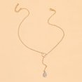 thumbnail image 3 of Jusqu'à 65% de Rabais SMihono Colliers for Women Personnalisé Simple Feuille Creuse Necklace Multi-Couche Perle Ronde Strass Pend, 3 of 4