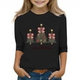 thumbnail image 1 of YUNAFFT T-Shirt à Manches Courtes pour Garçons et Filles 3-12 Ans avec Imprimé Graphique de Noël, Col Rond Décontracté, Haut Extensible Type Coton, Confortable pour le Quotidien, 1 of 3