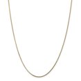 thumbnail image 1 of 14K Yellow Gold 14ky 1.3mm Curb Pendant Chain 24 Inch, 1 of 5