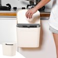 thumbnail image 1 of Chmadoxn Hanging Trash Can With Lid, Kitchen Cabinet Door Hanging Trash Can Cover Cabinet Trash Can Door Hanging Trash Can Under Sink Door Trash Can RV Bathroom kitchen trash can, 1 of 6