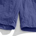 thumbnail image 3 of Diufon Men's Athletic Shorts Cotton Linen Drawstring Waisted Outdoor Sport Shorts Spring Summer Shorts with Pockets, 3 of 6