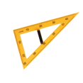 thumbnail image 1 of jifeng Math Geometry Equipment Drawing Math Geometry Tool for Engineering Classroom 60 degree triangle, 1 of 9