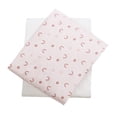 thumbnail image 1 of George Baby Girls Organic Cotton Flannel Crib Sheets (2 Count), 1 of 7