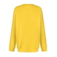 thumbnail image 5 of Chandails en Molleton Col en V pour Femmes Manches Longues Décontractées Tops Pull Oversize, 5 of 5