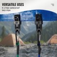 thumbnail image 3 of KFFKFF 30-Pc Bungee Cord Set, 8 mm Durable Elastic Ropes with A3 Steel Hooks, Comes with Sizes 10", 18", 24", 36", 48", 60", 72", Handy Storage Bag, 6 Clips & Canopy Ties Included, 3 of 9
