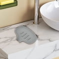 thumbnail image 1 of Kbndieu Soap Storage Elliptical Soap Box with Drainage and Guide No Punching No Water Accumulation Soap for Bathroom Home Essentials, 1 of 3