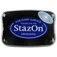 thumbnail image 1 of Stazon Tampon d'Encre Solvant-Ultramarine, 1 of 3