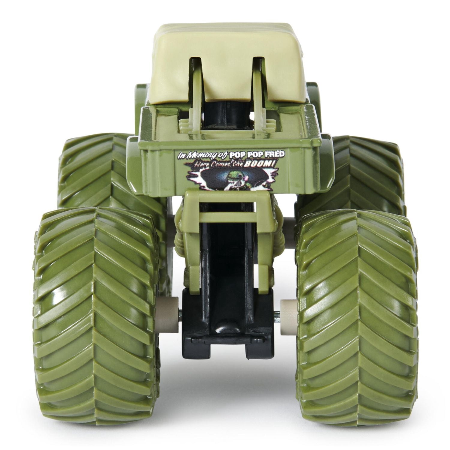 SPINMASTER Monster Jam, Monster trucks officiels en métal moulé Shaker contre Soldier Fortune, échelle 1:64, jouets pour garçons à partir de 3 ans
