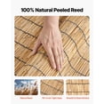 thumbnail image 2 of VEVOR Natural Reed Fencing, 4 ft x 16.4 ft, 2 Pack Decorative Natural Reed Fencing Roll, Decorative Fence for Backyard Divider, Privacy Screen Panel Curtain for Balcony Patio Garden Backyard Outdoor, 2 of 9