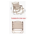 thumbnail image 4 of facefd Chair Storage Bag Folding Waterproof for Beach Chair Transport Chair Black small, 4 of 9