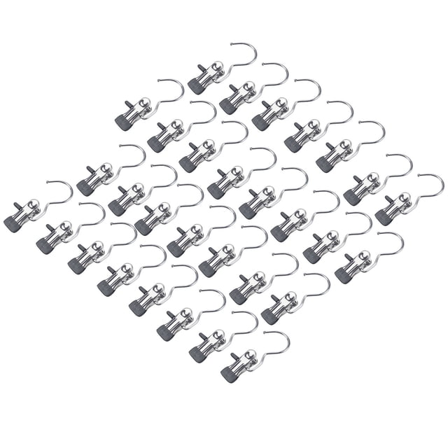 Multifunctional Hook Clip, Seamless Towel, Hat, Sock, Windproof Pants, Hook Storage Clip, Clothes Drying Clip 30pcs