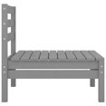 thumbnail image 4 of vidaXL 3 Piece Garden Lounge Set Solid Pinewood Grey, 4 of 5