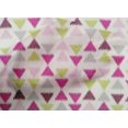thumbnail image 4 of oneOone Cotton Poplin Fabric Triangle Ikat Print Fabric By Yard 56 Inch Wide, 4 of 4