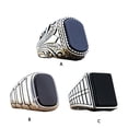 thumbnail image 4 of tredstone Medieval Style Men S Ring 9 Exquisite Craft Metallic Luster Rust-Proof Retro Men Rings Vintage Rock B Size 10, 4 of 6
