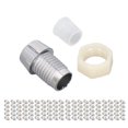 thumbnail image 2 of Support de Panneau de Diode Électroluminescente, Ensemble de Supports LED 100 Ensembles Plaqués Plastique Réutilisable Durable pour Fixation Argent, 2 of 8