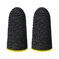 thumbnail image 1 of Gaming Sleeve Gaming Thumb Sleeve Mobile Game Controller Finger Sleeve Gaming Finger Sleeve Mobile Game Controller Thumb Sleeve Touch Screen Finger Cover Breathable Anti SlipYellow, 1 of 1
