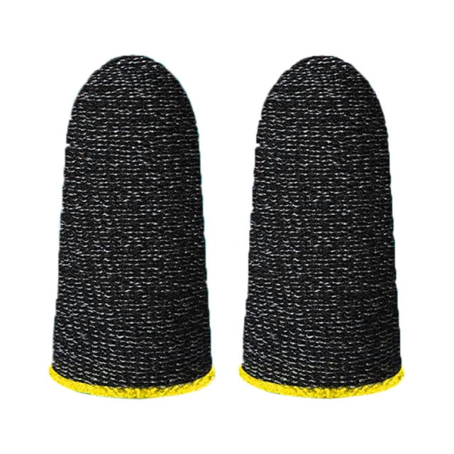 Gaming Sleeve Gaming Thumb Sleeve Mobile Game Controller Finger Sleeve Gaming Finger Sleeve Mobile Game Controller Thumb Sleeve Touch Screen Finger Cover Breathable Anti SlipYellow