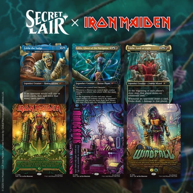MTG Secret Lair x Iron Maiden 未開封 Magic the Gathering Secret Lair x Iron Maiden: Eddie Unchained