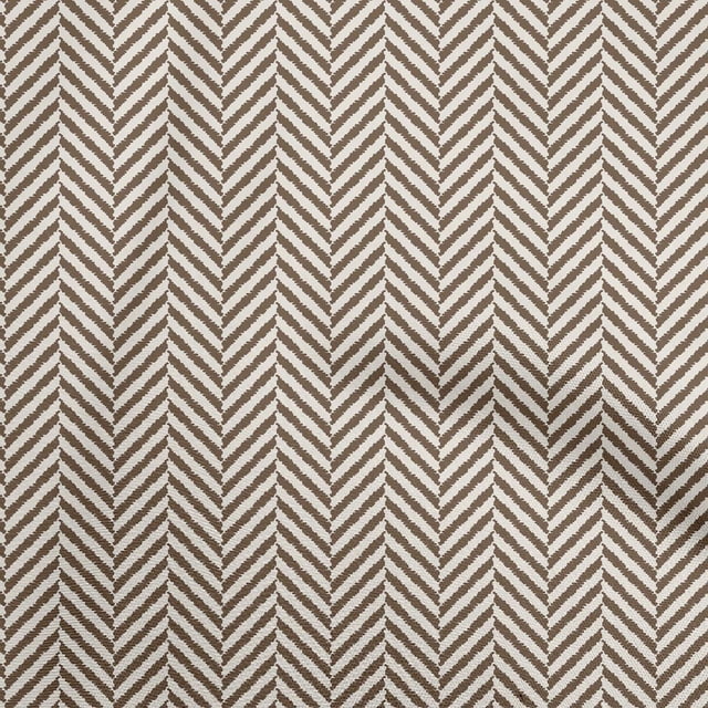 oneOone Silk Tabby Brown Fabric Check Sewing Material Print Fabric By The Yard 42 Inch Wide