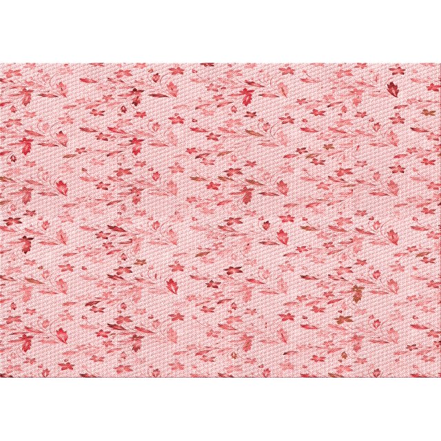 Ahgly Tapis Rectangulaire Lavable en Machine Intérieur Transitionnel Rose Clair, 5 Pieds x 7 Pieds