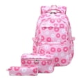 thumbnail image 2 of WHEANG Donut Printed School Backpack For Girls Backpack With Lunch Box Lightweight Water Kids Bookbags Set, 2 of 9