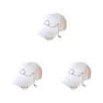 thumbnail image 3 of Thinsony Hip Hop Baseball Cap With Ring Decor For Stylish Look Cotton Ring Baseball Hat Fits All Head Shape Comfortable Ring White 3Set, 3 of 6