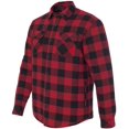 thumbnail image 2 of Burnside Quilted Flannel Jacket, 3XL, Khaki Plaid, 2 of 5