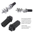 thumbnail image 3 of Meat Grinder Screw Sleeve, Black 2 PCS Meat Grinder Screw Coupling Effcient  for Home, 3 of 8