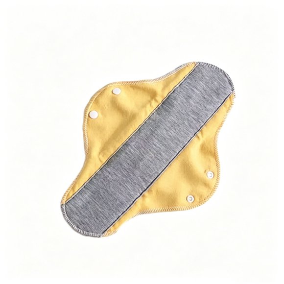 Linnome Serviettes Menstruelles Réutilisables Étanches aux Fuites Serviettes Imperméables Douces et Respirantes Doublures en Tissu Féminines avec Boutons Écoresponsables Lavables Serviettes de Période Ailes Ajustables pour Femmes Soins Féminins Quotidiens