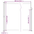thumbnail image 2 of vidaXL Retractable Side Awning Black 220x600 cm, 2 of 5