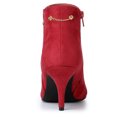 thumbnail image 4 of Unique Bargains Bottines à Talons Aiguilles pour Femmes à Bout Pointu avec Fermeture Éclair, 4 of 7