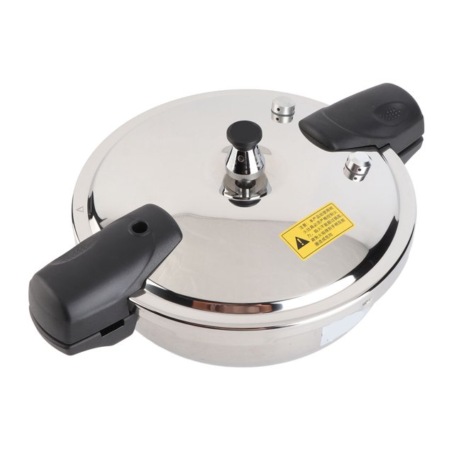 304 Stainless Steel Pressure Cooker, High Temperature , Wearproof, Rapid Cooking, Thorough and Even Cooking, Versatile, for Induction Cooker, Gas Stove Open Fire