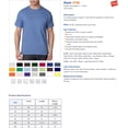 thumbnail image 3 of Hanes Beefy-T Men`s Pocket T-Shirt, 3XL, Deep Royal, 3 of 3