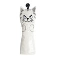 thumbnail image 1 of Golf Club Head Covers Mallet Putter Cat Pattern Accessories Putter Cue Headcover 5 Fairwaywood White, 1 of 8