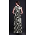 thumbnail image 4 of Bimba Robe Longue Florale pour Femme, Fête, Col en V, Fente avant, Sans Manches, Maxi - X-Grand, 4 of 5