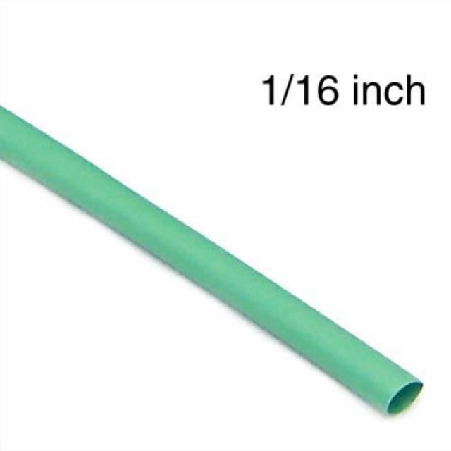 MHSP-1/16-5-IIL-GRN - TUBING HST 1/16INX4FT SW GRN 2:1 600V 125C