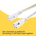 thumbnail image 4 of Unique Bargains 50cm Double End 3 Pin Cords T4 T5 T8 LED Tubing Lamp Connecting Wire 4 Pack, 4 of 6
