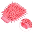 thumbnail image 5 of Unique Bargains Gants de Nettoyage Réutilisables Sans Rayures en Microfibre Chenille, Rose, 5 of 5