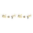 thumbnail image 1 of Wweixi String Shower Banner With Unique For Memorable Baby Shower Metal Luster Paper Baby Shower Banner Indoor Easy To Apply Gold it'sagirl 2Set, 1 of 5