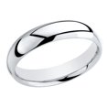 thumbnail image 2 of Mens 4mm Wedding Band Ring in Sterling Silver, 2 of 4