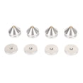 thumbnail image 2 of Support d'Isolation pour Pointes de Haut-Parleurs 4 Pcs, Coussinets de Pointes de Haut-Parleur en Alliage d'Aluminium avec Bille en Acier, Composants Réduisant le Saut, pour Plateau Tournant, Caisson de Basses, Amplis de Haut-Parleur, 2 of 8