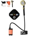 thumbnail image 1 of Graflsoa Portable Outdoor Shower Kit with Rechargeable Electric Pump, 7800mAh Battery, ABS Material, Orange/Green/Blue Options, 8L/Min Flow Rate, Includes Stand and Accessories, 1 of 6