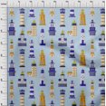 thumbnail image 4 of oneOone Velvet Gamboge Yellow Fabric Sea Lighthouse Craft Projects Decor Fabric Printed By The Yard 58 Inch Wide, 4 of 5
